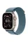 Apple Watch Ultra 3 GPS + Cellular, 49mm Natural Titanium Case with Light Blue Alpine Loop - Small